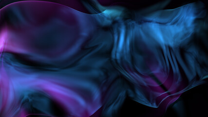 Wall Mural - Blue and Magenta Abstract Liquid Background