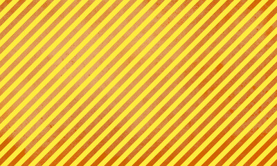 Wall Mural - striped bright background with diagonal stripes of yellow and brown, with dots and spots on dark lines