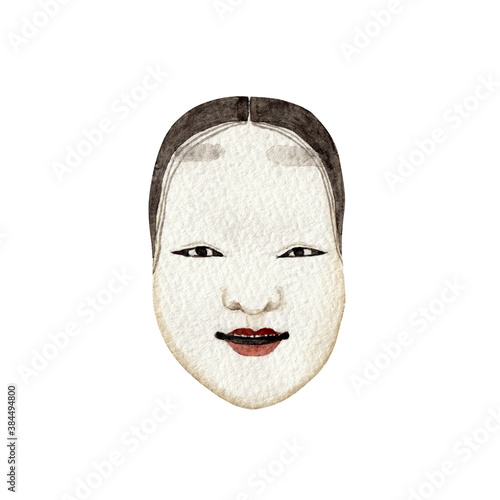 小面 女性 能 能面 狂言 水彩 イラスト Stock イラスト Adobe Stock 小面 女性 能 能面 狂言 水彩 イラスト Stock イラスト Adobe Stock