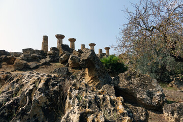 Italy. Sicilia. The Valley of the Temples in Agrigento