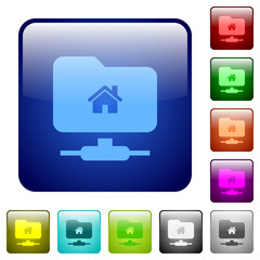 Poster - FTP home directory color square buttons