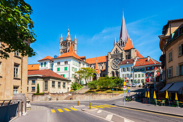 Canvas Print - Notre Dame Cathedral of Lausanne