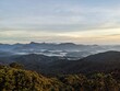 Beautiful view at peak of Gunung Jasar, Cameron Highlands, Malaysia. 