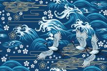 Oriental Sea Seamless Decorative Pattern