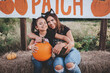 © Tamara Sales  - fall day in Florida at a pumpkin patch at a farm picking pumpkins