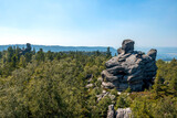 Fototapeta  - panorama z Błędnych Skał - Dolina Kłodzka