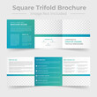© Design - business square trifold brochure Design template