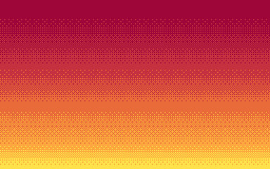 Pixel art Dithering gradient color.