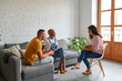 © IVAN GENER/Stocksy - Couple meeting with a counselor