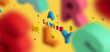 © Audrey Shtecinjo/Stocksy - Layers / Colorful Letters Flying