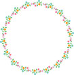© Paylessimages - 花の円形飾り枠