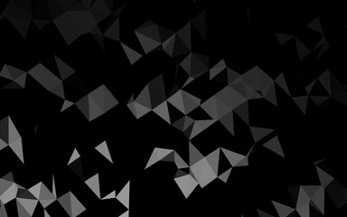  Dark Silver, Gray vector polygonal template.