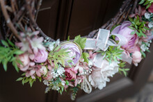 Beautiful Floral Easter Wreath
