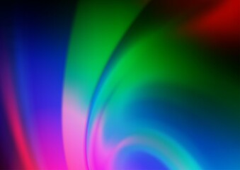 Wall Mural - Dark Multicolor, Rainbow vector modern bokeh pattern.