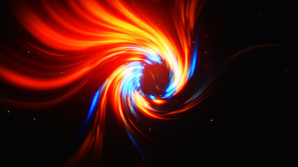 Wall Mural - Abstract twirl line background. Abstract twirl line blurred and colored pattern.