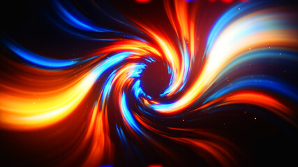 Wall Mural - Abstract twirl line background. Abstract twirl line blurred and colored pattern.