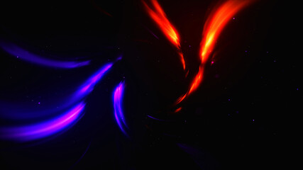 Wall Mural - Abstract twirl line background. Abstract twirl line blurred and colored pattern.