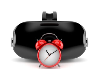 Wall Mural - VR headset with alarm clock