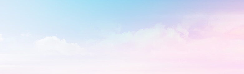 Wall Mural - clouds watercolor tint, pink clouds gradient background sky, atmosphere air freedom