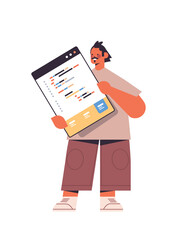 Wall Mural - male web developer using tablet creating program code development of software and programming concep