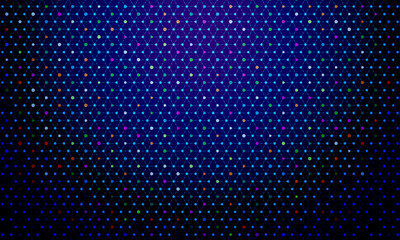Wall Mural - abstract dark blue background with hexagons. dots and lines in hexagons pattern with gradient.