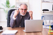 © Elnur - Businessman angry and furious at the workplace