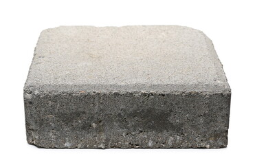 Poster - Concrete block, slab isolated on white background