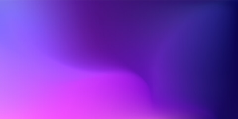Canvas Print - Beautiful purple, pink and blue gradient background. Abstract Blurred violet colorful backdrop. Vector illustration for your graphic design, banner, poster, card or website
