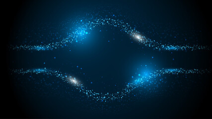 Wall Mural - abstract dot particle pattern sci fi futuristic concept design background eps 10 vector