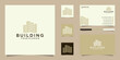 © Royin - building logo with abstract stripes style and business card inspiration