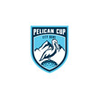 © Fahmi Safrian - Modern Pelican Badge Logo For Golf Tournament