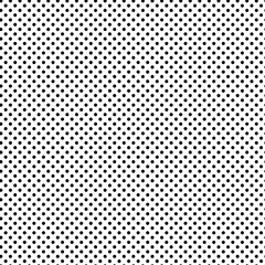 Fototapete - Repeatable halftone dots, dotted polkadots pattern. Freckle, stipple, spots texture, background, vector (Seamlessly repeatable)