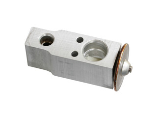 Wall Mural - cooler expansion valve (with clipping path) isolated on white background