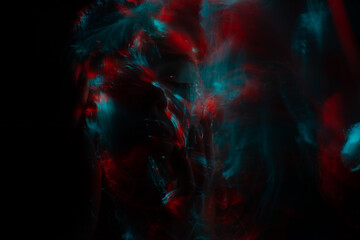 	
freezlight portrait, new art direction, long exposure photo without photoshop, light drawing at long exposure	
