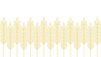 Wheat pattern wallpaper. oat symbol. free space for text. rice sign. Rice pattern wallpaper.