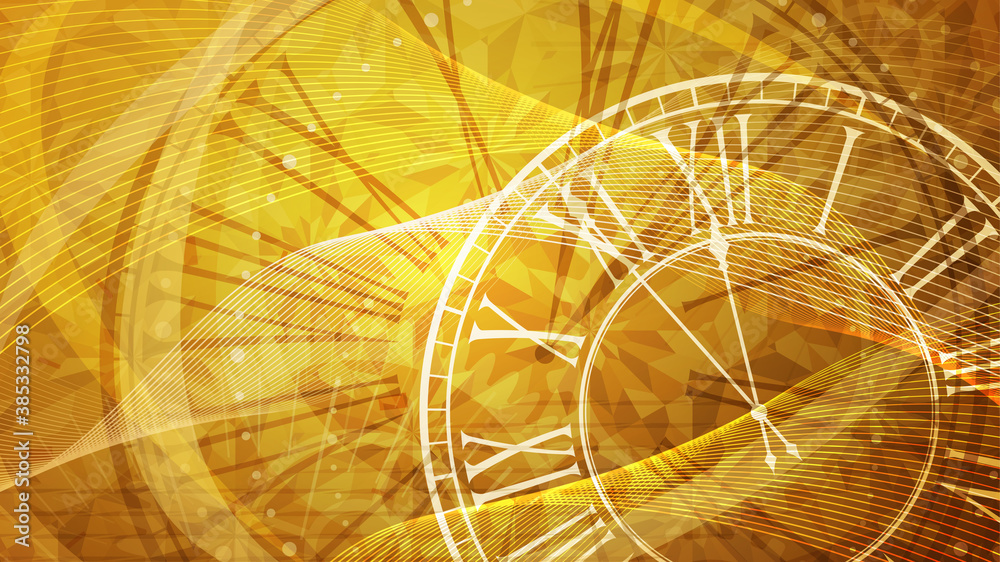 時計の背景イラスト 時間の流れ イメージ 16 9 Wall Mural ふわぷか 時計の背景イラスト 時間の流れ イメージ 16 9 Wall Mural ふわぷか