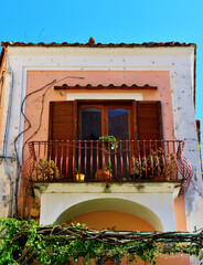 Wall Mural - balcony in positano Campania  Italy