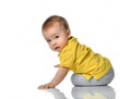 © FAB.1 - Little baby boy on floor looking over shoulder