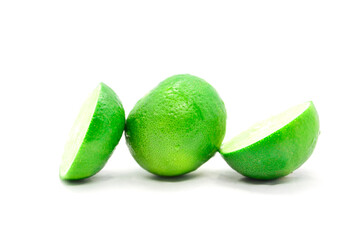 Lemon on a white background