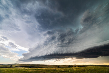 derecho storm clouds and severe weather