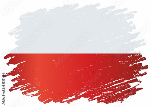 Dekoracja na wymiar  flaga-polski-polska-flaga-ilustracja-wektorowa-jasne-kolorowe