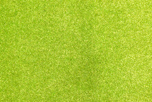 Shiny Green Background. Green Glitter. Green Shiny Paper. Festive Background, Abstraction.
