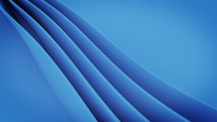 Wall Mural - animated blue wave background
