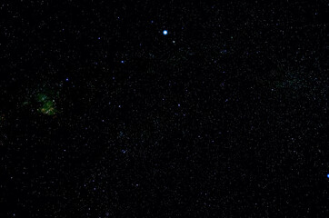 Wall Mural - stars and galaxy outer space sky night universe black starry background of shiny starfield