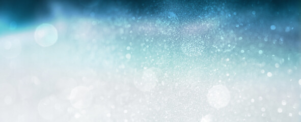abstract blue background with bokeh