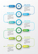 © GfxPapercut - Timeline infographic template,Business concept with 6 options,Vector illustration.