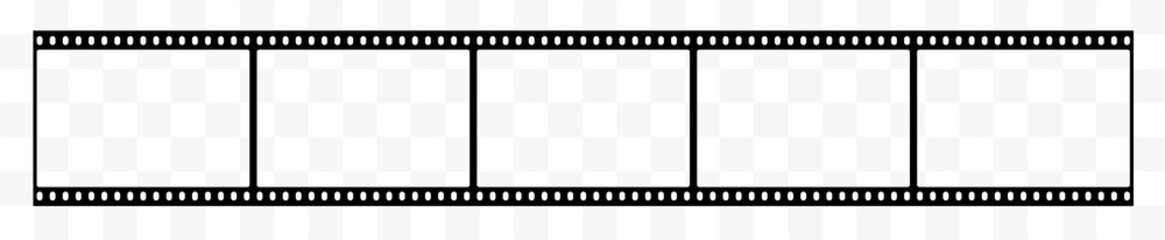 Wall Mural - film strip.filmstreifen.film strip icon.video tape photo film strip frame vector.vector illustration