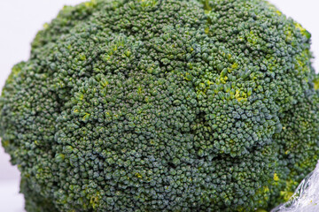 Poster - Close up of fresh green broccoli