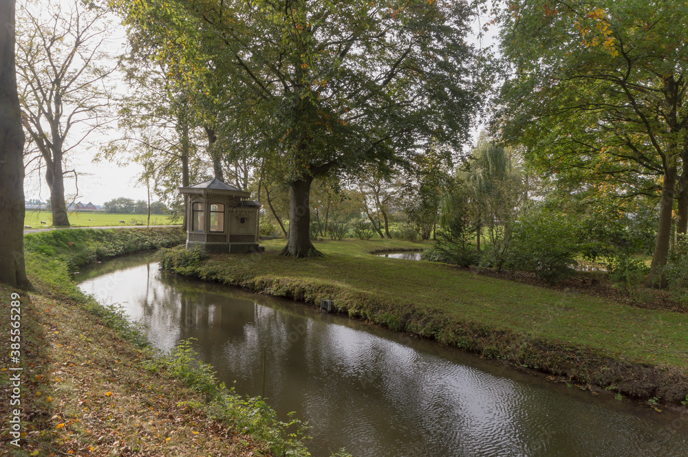 The teahouse at the Zwaanwijk building in Nigtevecht, the Netherlands