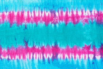 tie dye pattern hand dyed on cotton fabric abstract background.